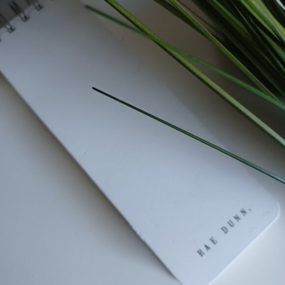 Rae Dunn "LIST" Notepad | Spiral 150 Sheets | Minimalist Stationery - Picture 3 of 4